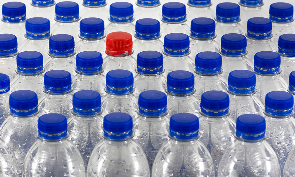 Interdiction des bouteilles d'eau en plastique